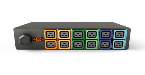 Vertiv Geist GI30030L unità di distribuzione dell'energia (PDU) 12 presa(e) AC 2U Nero
