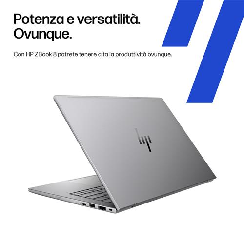 HP ZBook 8 G1ak Wolf Pro Security Edition Copilot+ PC AMD Ryzen AI 7 PRO 350 Workstation mobile 35,6 cm (14