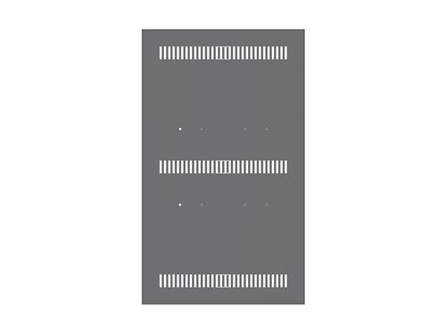 Multibrackets 1201 accessorio per il supporto per pannelli segnaletici Piastra posteriore