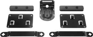 Logitech Rally Mounting Kit Montaggio a muro Nero