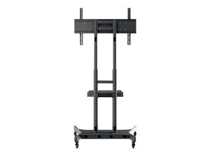 VESA TROLLEY 200X200-800X400 WITH SHELF AND CAMERA HOLDER