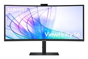 Samsung ViewFinity S6 S65VC Monitor PC 86,4 cm (34) 3440 x 1440 Pixel UltraWide Quad HD LCD Nero