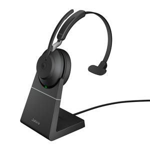 Jabra Evolve2 65, MS Mono Auricolare Wireless A Padiglione Ufficio USB tipo A Bluetooth Nero