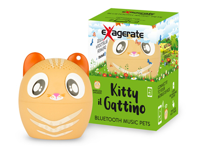 Hamlet XBTPET-CAT altoparlante portatile e per feste Altoparlante portatile mono Nero, Arancione, Bianco 4 W