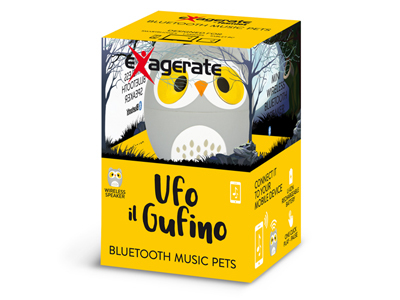 Hamlet XBTPET-OWL altoparlante portatile e per feste Altoparlante portatile mono Grigio, Bianco, Giallo 4 W