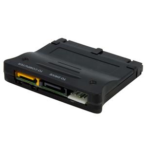 StarTech.com PATA2SATA3 adattatore per inversione del genere dei cavi 2 x SATA Data 7 pin M/1 x IDE 40 pin F SP4 M Nero