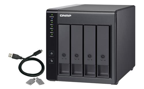 QNAP TR-004 contenitore di unità di archiviazione Box esterno HDD/SSD Nero 2.5/3.5