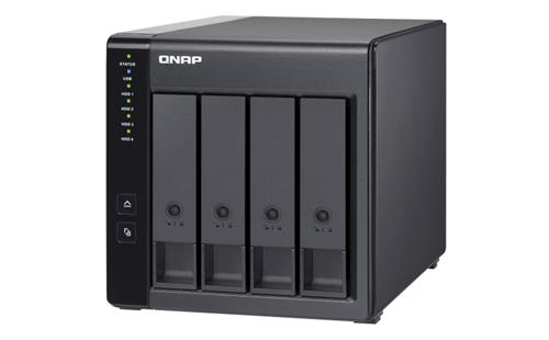 QNAP TR-004 contenitore di unità di archiviazione Box esterno HDD/SSD Nero 2.5/3.5