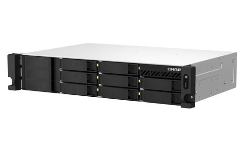 QNAP TS-864EU-RP-8G server NAS e di archiviazione Armadio (2U) Intel Celeron N5095 8 GB DDR4 0 TB QNAP Turbo System Nero