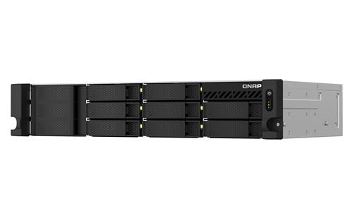 QNAP TS-864EU-RP-8G server NAS e di archiviazione Armadio (2U) Intel Celeron N5095 8 GB DDR4 0 TB QNAP Turbo System Nero