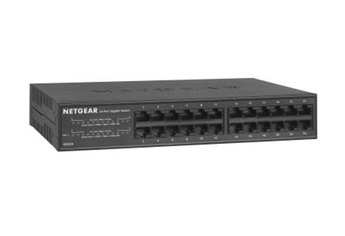 NETGEAR GS324 Non gestito Gigabit Ethernet (10/100/1000) Nero