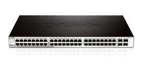 D-Link DGS-1210-52 switch di rete Gestito L2 Gigabit Ethernet (10/100/1000) 1U Nero