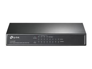 TP-Link TL-SG1008P switch di rete Non gestito Gigabit Ethernet (10/100/1000) Supporto Power over Ethernet (PoE) Nocciola