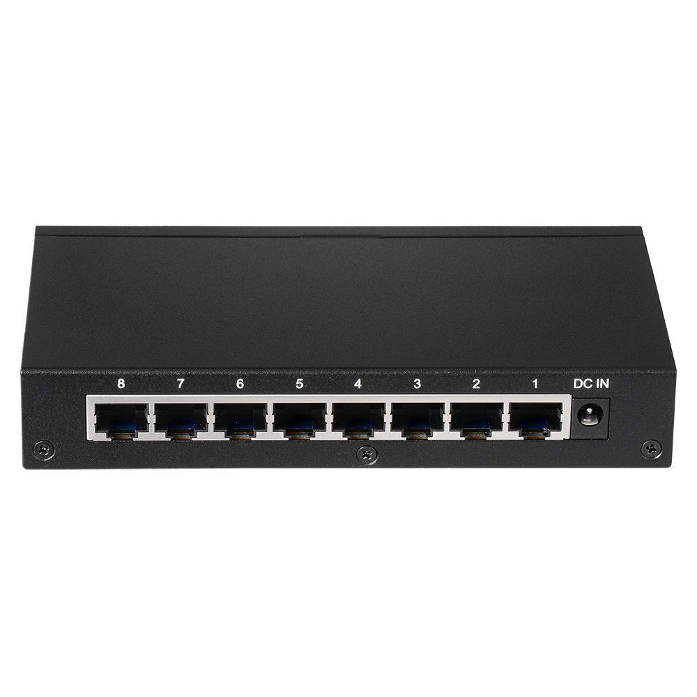 Edimax GS-1008E V2 switch di rete Non gestito Gigabit Ethernet (10/100/1000) Nero