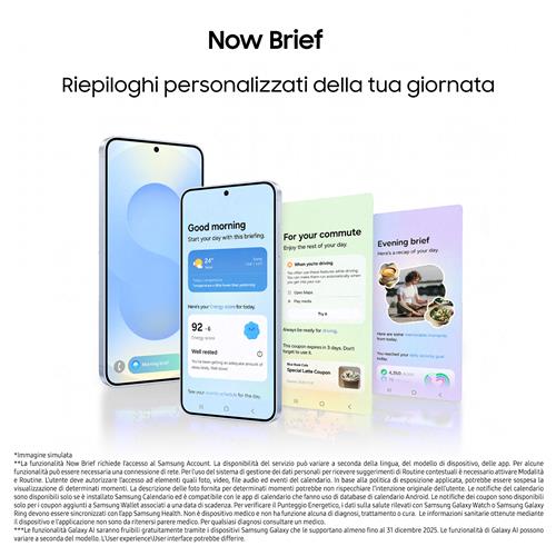 Samsung Galaxy S25 Smartphone AI, Display 6.2'' FHD+ Dynamic AMOLED 2X, Fotocamera 50MP, RAM 12GB, 512GB, 4.000 mAh, Silver shadow