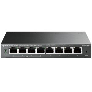 TP-Link TL-SG108PE switch di rete Gestito L2 Gigabit Ethernet (10/100/1000) Supporto Power over Ethernet (PoE) Nero