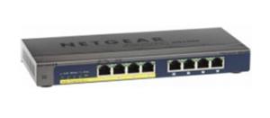 NETGEAR GS108PP Non gestito Gigabit Ethernet (10/100/1000) Supporto Power over Ethernet (PoE) Nero