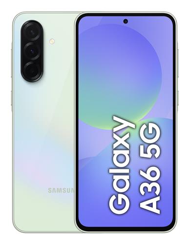 Samsung Galaxy A36 5G, Smartphone con Funzioni intelligenti, Display Super AMOLED 6.7”, 6GB RAM, 128GB, Camera 50MP, Batteria 5.000 mAh, IP67, Awesome Lime