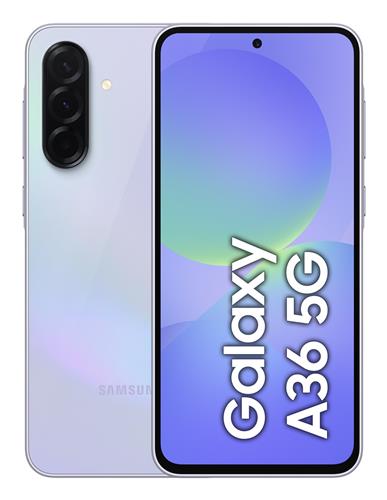 Samsung Galaxy A36 5G, Smartphone con Funzioni intelligenti, Display Super AMOLED 6.7”, 6GB RAM, 128GB, Camera 50MP, Batteria 5.000 mAh, IP67, Awesome Lavender
