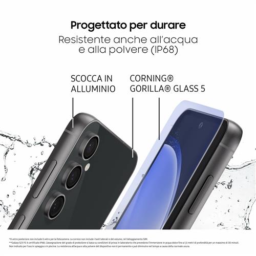 Samsung Galaxy S23 FE Smartphone AI Display Dynamic AMOLED 2X 6.4'', Android 14, Fotocamera 50MP, 8GB RAM, 128GB, Graphite