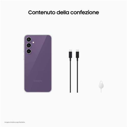 Samsung Galaxy S23 FE Smartphone AI Display Dynamic AMOLED 2X 6.4'', Android 14, Fotocamera 50MP, 8GB RAM, 128GB, Purple