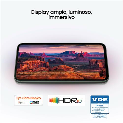 Samsung Galaxy S23 FE Smartphone AI Display Dynamic AMOLED 2X 6.4'', Android 14, Fotocamera 50MP, 8GB RAM, 128GB, Purple