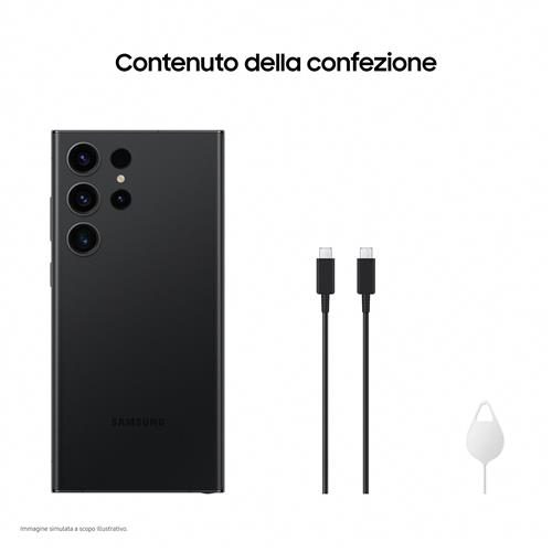 Samsung Galaxy S23 Ultra Display 6.8'' Dynamic AMOLED 2X, Fotocamera 200MP, RAM 8GB, 256GB, 5.000 mAh, Phantom Black