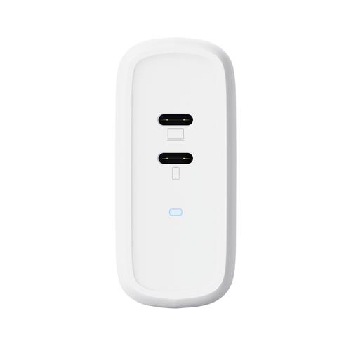 MAXO 65W 2P USB-C CHARGER WHT .