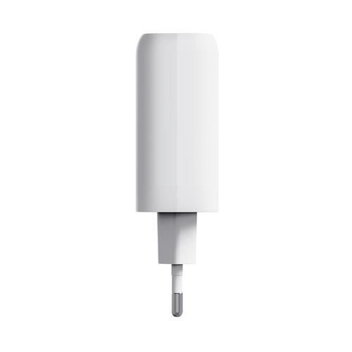 MAXO 65W 2P USB-C CHARGER WHT .