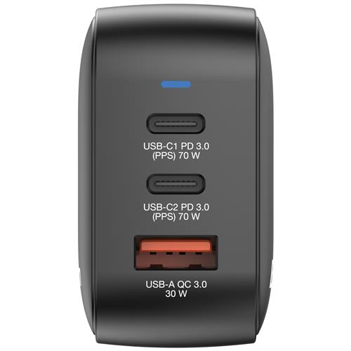 MINI GAN CHARGER 70W 3 PORT US/EU/UK ADP