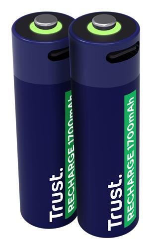 USB-C RECHARGEABLE BATTERIES 2P AA