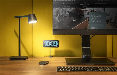 ZENS OFFICE CHARGING MOUNT PR INCL WALL CHARGER-BLACK