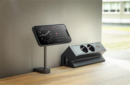 ZENS OFFICE CHARGING MOUNT PR INCL WALL CHARGER-BLACK