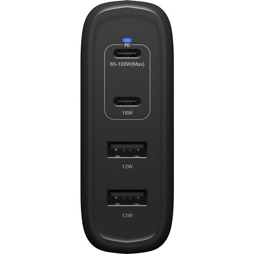OB STANDARD EU WALL CHARGER 100W GAN 2XUSB-C+2XUSB-A USB-PD
