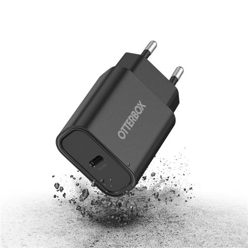 OB STANDARD EU WALL CHARGER 20W - 1X USB-C 20W USB-PD BLACK