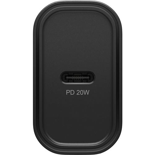 OB STANDARD EU WALL CHARGER 20W - 1X USB-C 20W USB-PD BLACK