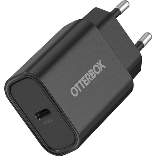 OB STANDARD EU WALL CHARGER 20W - 1X USB-C 20W USB-PD BLACK - PR