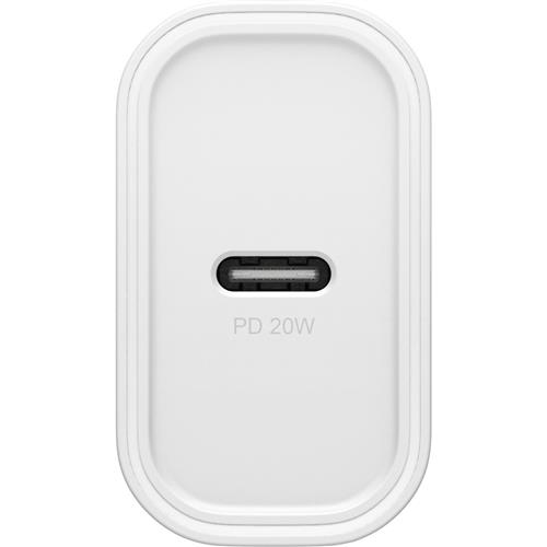 OB STANDARD EU WALL CHARGER 20W - 1X USB-C 20W USB-PD WHITE