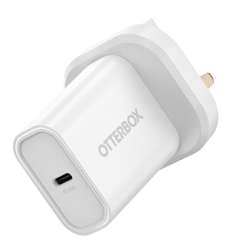 OB STANDARD UK WALL CHARGER 20W 1X USBC 20W USB-PD White ProPack