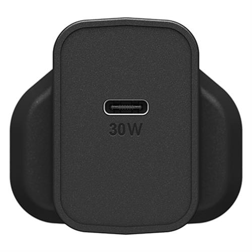 OTTERBOX UK WALL CHARGER 30W GAN 1X USB-C 30W USB-PD BLACK