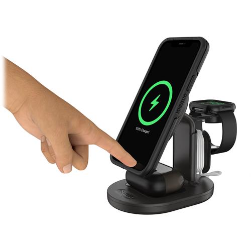 OTTERBOX MULTI-DEVICE WIRELESS CHARGING STAND - BLACK