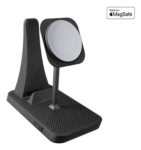 ZENS 3-IN-1 MODULAR WRLS CHARGER STATION INCL WALL CHARGE