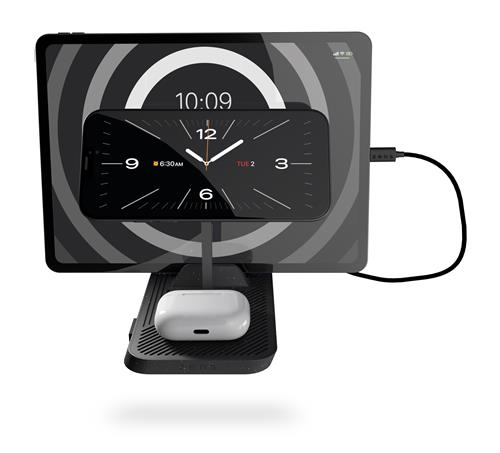 ZENS 3-IN-1 MODULAR WRLS CHARGER STATION INCL WALL CHARGE