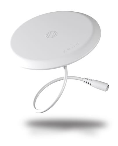 ZENS BUILT-IN WRLS CHARGER 15W INCL WALL CHARGER-WHITE