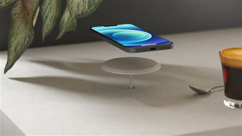 ZENS BUILT-IN WRLS CHARGER 15W INCL WALL CHARGER-WHITE