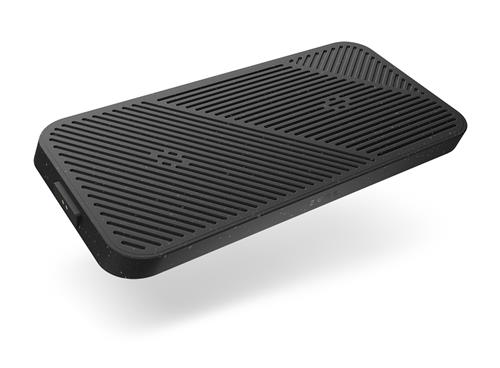 ZENS MODULAR DUAL WRLS CHRG ST INCL WALL CHARGER-BLACK