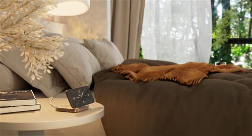 ZENS NIGHTSTAND-WALL CHARGER MAGNETIC WRLS CHARGER-COPPER