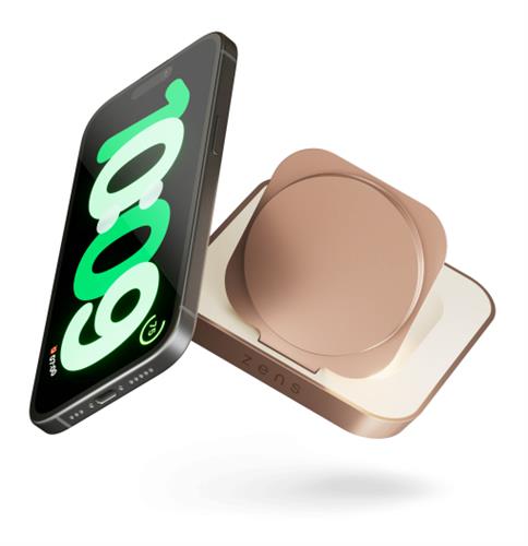 ZENS NIGHTSTAND-WALL CHARGER MAGNETIC WRLS CHARGER-COPPER