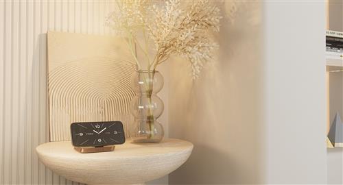 ZENS NIGHTSTAND-WALL CHARGER MAGNETIC WRLS CHARGER-COPPER