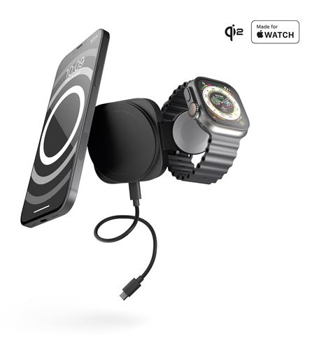 ZENS PRO2 TRAVEL WIRELESS CHARGER - BLACK